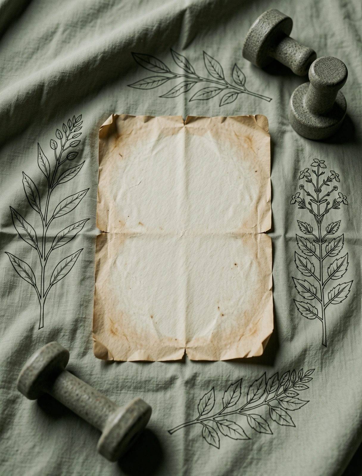 Scholarly archival setting with parchment and natural light